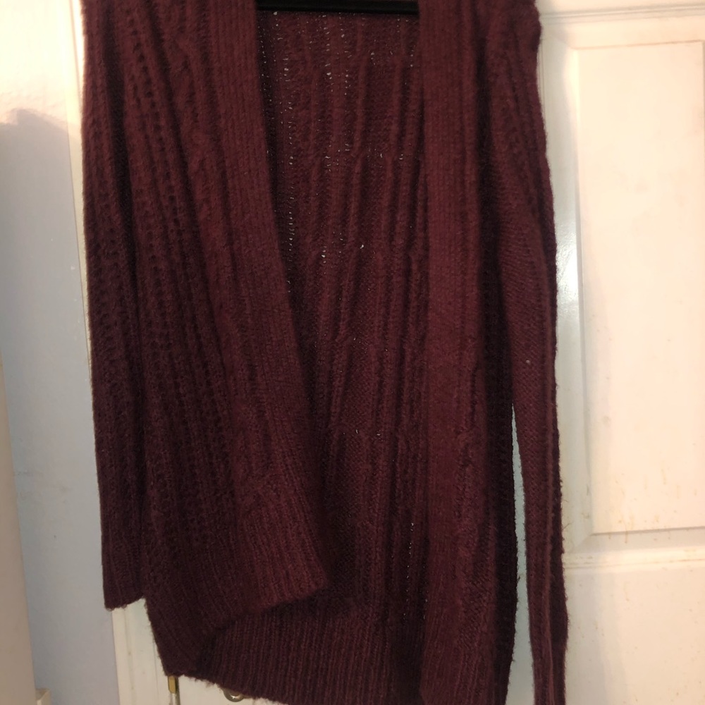 maroon Hollister sweater